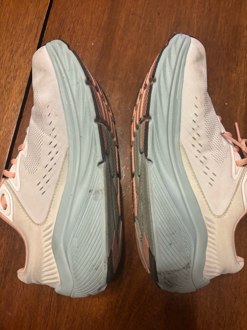 Altra Women's VIA Olympus 2 in White with Pale Pink and Seafoam - Picture 3 of 8